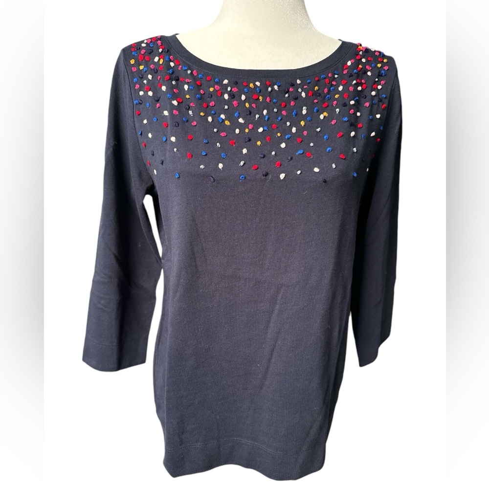 Talbots, New With Tags, Confetti Top, Size Medium